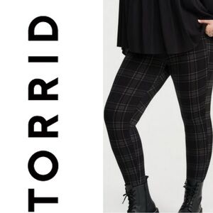 TORRID Women’s Full-Length Pocket Leggings Plaid Size 1